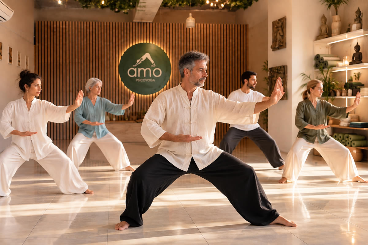 Clase de Tai Chi Chuan y Chi Kung en Amo Psicoyoga